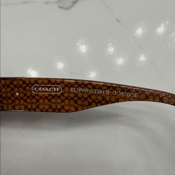 Coach Women's Black and Brown Sunglasses - Picture 2 of 4